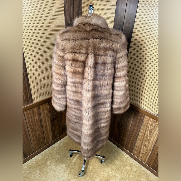 BEAUTIFUL VINTAGE MOHL NEW YORK 38" STROLLER LENGTH SABLE FUR COAT JACKET MEDIUM - Picture 5 of 13